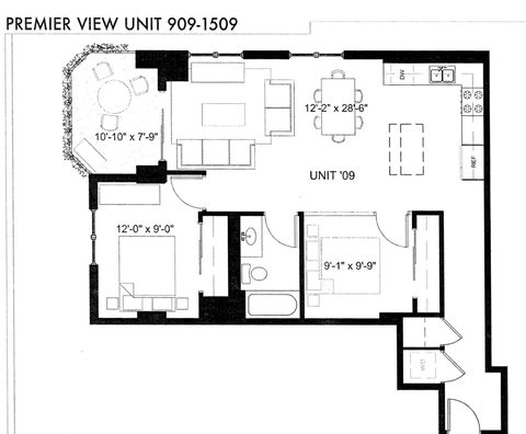Tiny photo for 1464 S MICHIGAN Avenue #1009, Chicago, IL 60605 (MLS # 12628524)