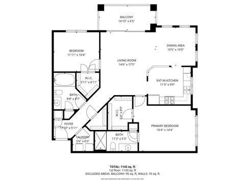 Tiny photo for 1 S Lincoln Avenue #311, Lombard, IL 60148 (MLS # 12608908)