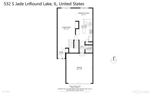 Tiny photo for 532 S Jade Lane, Round Lake, IL 60073 (MLS # 12605449)