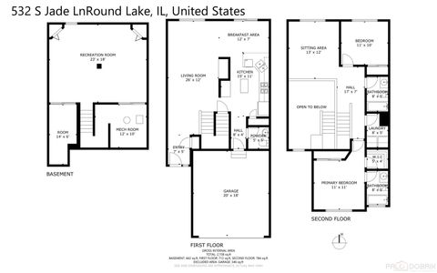 Tiny photo for 532 S Jade Lane, Round Lake, IL 60073 (MLS # 12605449)