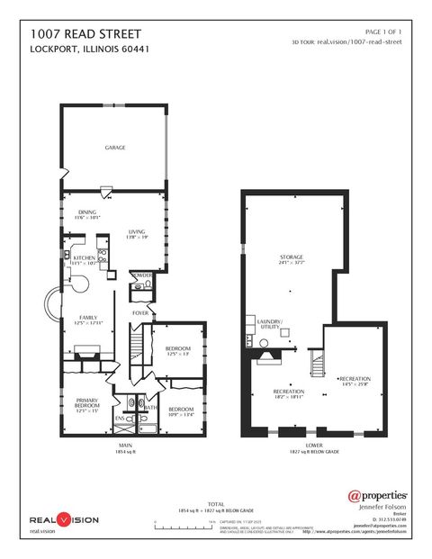 Tiny photo for 1007 Read Street, Lockport, IL 60441 (MLS # 12444702)