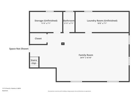 Tiny photo for 1117 E Pratt Drive, Palatine, IL 60074 (MLS # 12556405)