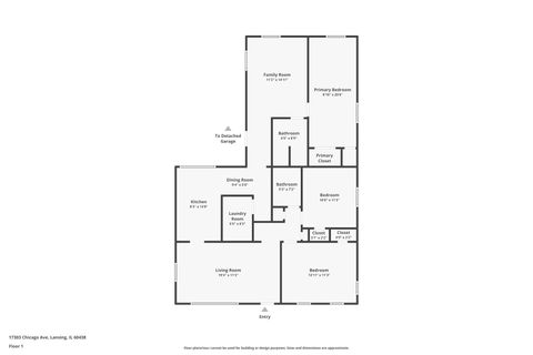Tiny photo for 17303 Chicago Avenue, Lansing, IL 60438 (MLS # 12625019)