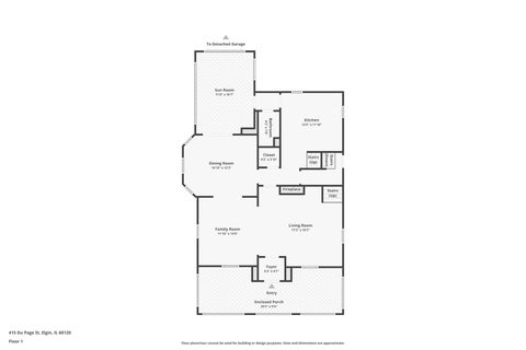Tiny photo for 415 Du Page Street, Elgin, IL 60120 (MLS # 12698780)
