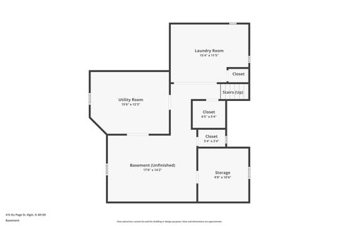 Tiny photo for 415 Du Page Street, Elgin, IL 60120 (MLS # 12698780)