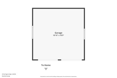 Tiny photo for 415 Du Page Street, Elgin, IL 60120 (MLS # 12698780)