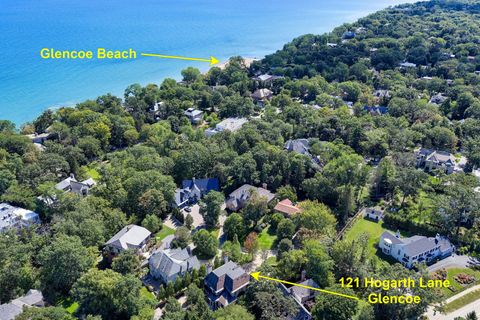 Tiny photo for 121 Hogarth Lane, Glencoe, IL 60022 (MLS # 12487596)