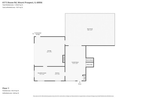 Tiny photo for 617 S Busse Road, Mount Prospect, IL 60056 (MLS # 12761276)