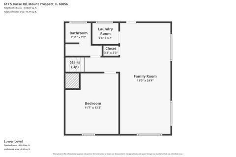 Tiny photo for 617 S Busse Road, Mount Prospect, IL 60056 (MLS # 12761276)