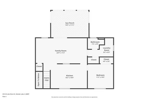 Tiny photo for 3312 W Lake Shore Drive, Wonder Lake, IL 60097 (MLS # 12627987)