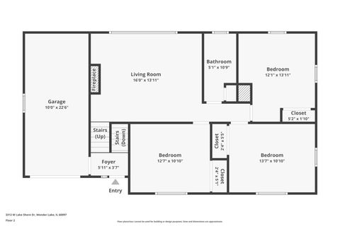 Tiny photo for 3312 W Lake Shore Drive, Wonder Lake, IL 60097 (MLS # 12627987)
