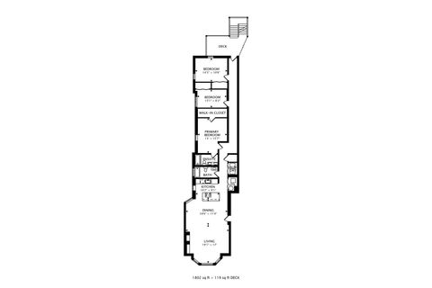 Tiny photo for 1034 E 47th Street #1W, Chicago, IL 60653 (MLS # 12633152)