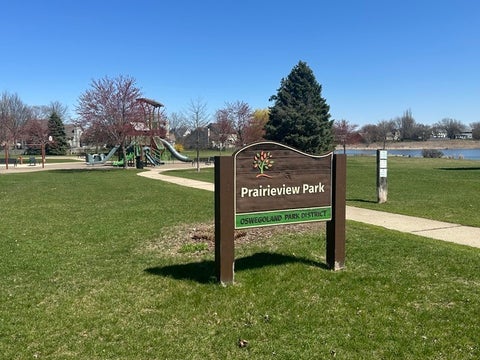 Tiny photo for 203 Parkside Lane, Oswego, IL 60543 (MLS # 12762117)