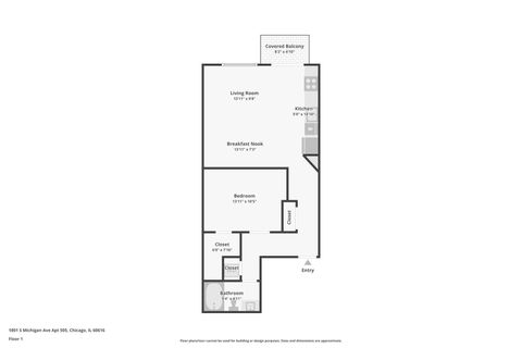 Tiny photo for 1801 S Michigan Avenue #505, Chicago, IL 60616 (MLS # 12597917)
