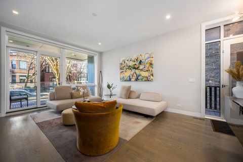 Tiny photo for 2136 W Lyndale Street #1W, Chicago, IL 60647 (MLS # 12635584)