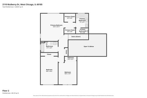 Tiny photo for 2110 Mulberry Drive, West Chicago, IL 60185 (MLS # 12775175)
