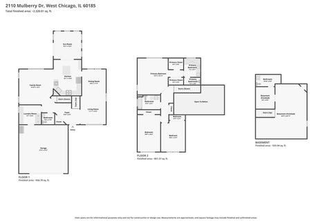 Tiny photo for 2110 Mulberry Drive, West Chicago, IL 60185 (MLS # 12775175)