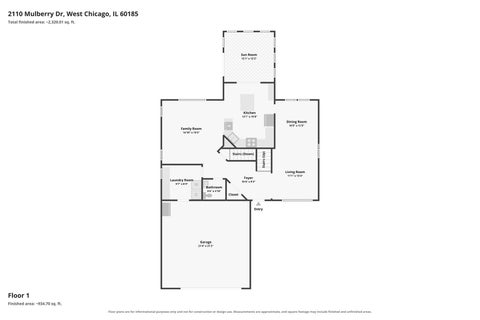 Tiny photo for 2110 Mulberry Drive, West Chicago, IL 60185 (MLS # 12775175)
