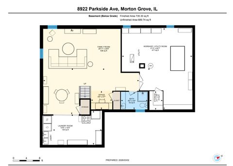 Tiny photo for 8922 PARKSIDE Avenue, Morton Grove, IL 60053 (MLS # 12580135)