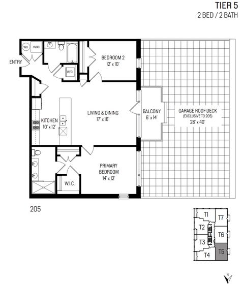 Tiny photo for 3204 N Kostner Avenue #205, Chicago, IL 60618 (MLS # 12566811)