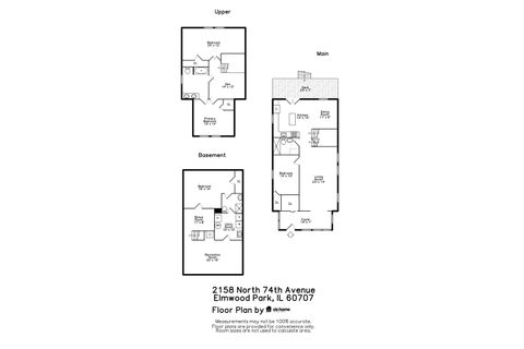 Tiny photo for 2158 N 74th Avenue, Elmwood Park, IL 60707 (MLS # 12531793)