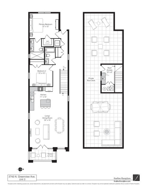 Tiny photo for 2743 N Greenview Avenue #3, Chicago, IL 60614 (MLS # 12767547)