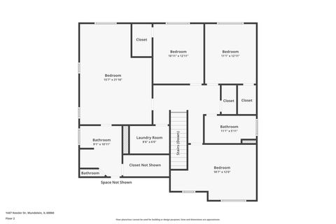 Tiny photo for 1447 Kessler Drive, Mundelein, IL 60060 (MLS # 12442720)