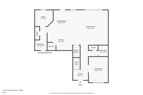 Tiny photo for 1447 Kessler Drive, Mundelein, IL 60060 (MLS # 12442720)