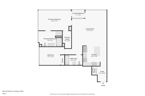 Tiny photo for 600 N Fairbanks Court #1905, Chicago, IL 60611 (MLS # 12773648)