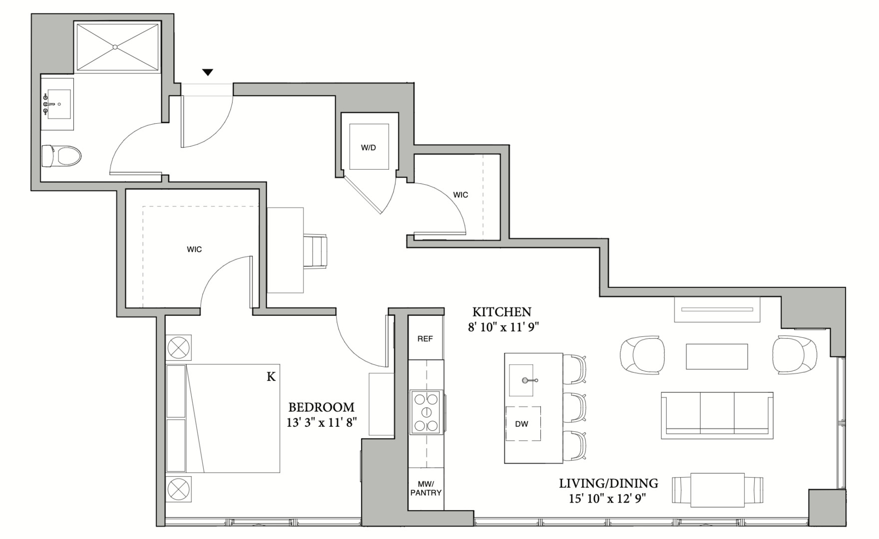 164 N Peoria Street 1106