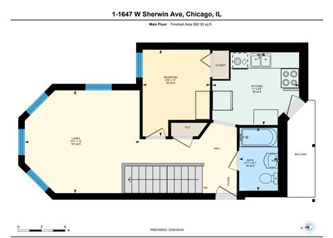 Tiny photo for 1647 W Sherwin Avenue #1, Chicago, IL 60626 (MLS # 12598792)