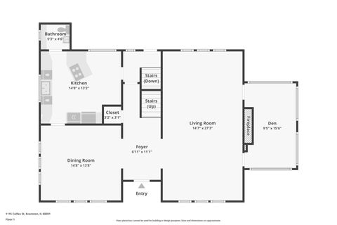 Tiny photo for 1115 Colfax Street, Evanston, IL 60201 (MLS # 12515670)
