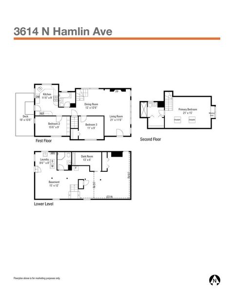 Tiny photo for 3614 N HAMLIN Avenue, Chicago, IL 60618 (MLS # 12484340)