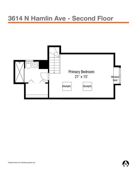 Tiny photo for 3614 N HAMLIN Avenue, Chicago, IL 60618 (MLS # 12484340)