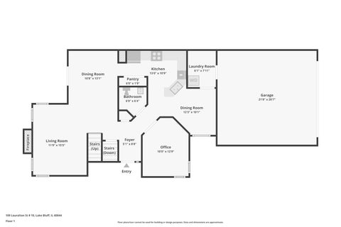 Tiny photo for 109 Lauralton Street #10, Lake Bluff, IL 60044 (MLS # 12740430)