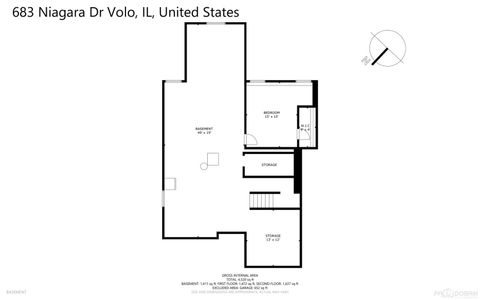 Tiny photo for 683 Niagara Drive, Volo, IL 60073 (MLS # 12466363)