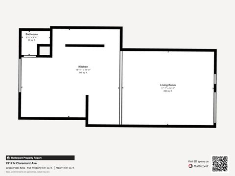 Tiny photo for 2917 N Claremont Avenue, Chicago, IL 60618 (MLS # 12629561)