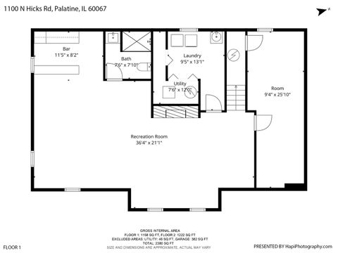 Tiny photo for 1100 N Hicks Road, Palatine, IL 60067 (MLS # 12622904)