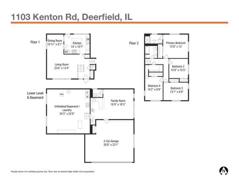 Tiny photo for 1103 Kenton Road, Deerfield, IL 60015 (MLS # 12746914)