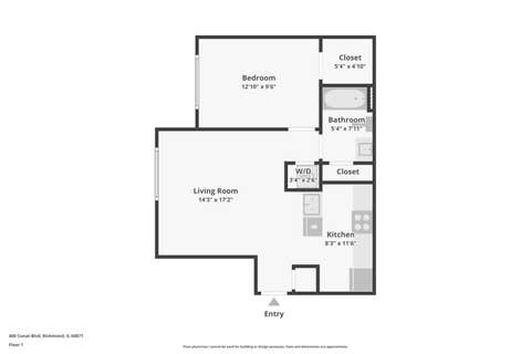 Tiny photo for 400 Cunat Boulevard #1G, Richmond, IL 60071 (MLS # 12708124)