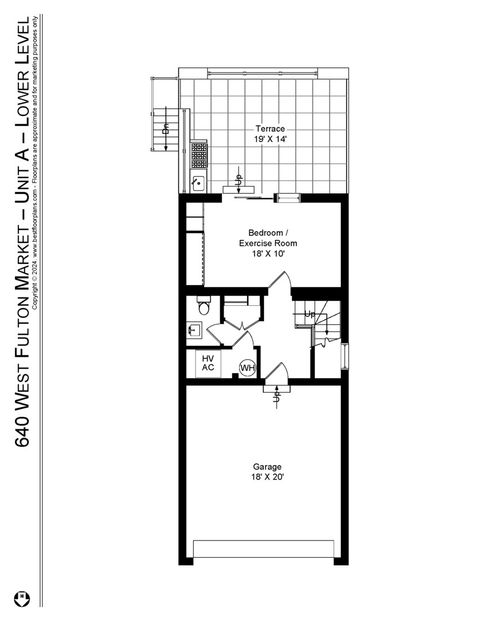 Tiny photo for 640 W Fulton Street #A, Chicago, IL 60661 (MLS # 12555130)