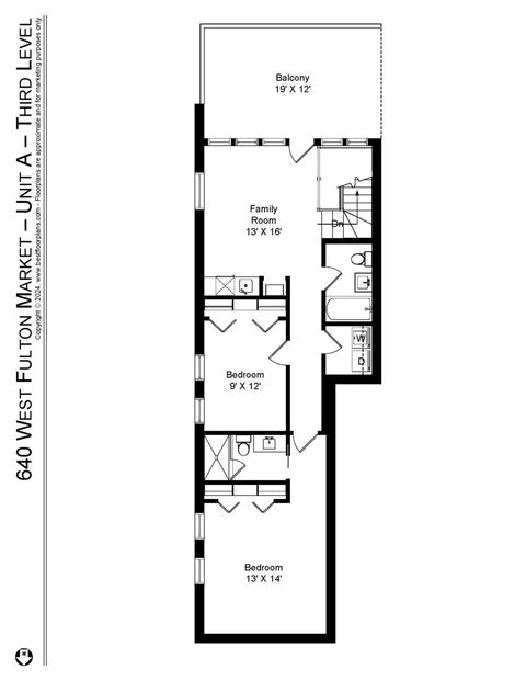 Tiny photo for 640 W Fulton Street #A, Chicago, IL 60661 (MLS # 12555130)