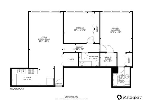 Tiny photo for 5975 N Odell Avenue #5C, Chicago, IL 60631 (MLS # 12618176)