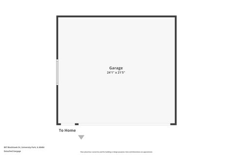 Tiny photo for 807 Blackhawk Drive, University Park, IL 60484 (MLS # 12556686)