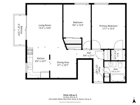 Tiny photo for 2325 N Neva Avenue #401B, Chicago, IL 60707 (MLS # 12689041)