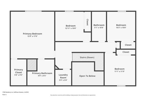 Tiny photo for 1798 Newberry Lane, Hoffman Estates, IL 60192 (MLS # 12498050)