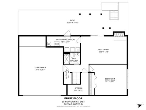 Tiny photo for 15 Newtown Court E, Buffalo Grove, IL 60089 (MLS # 12574457)