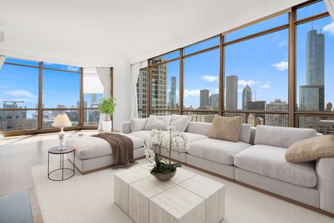 Tiny photo for 21 E Huron Street #4701, Chicago, IL 60611 (MLS # 12394212)