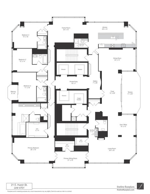 Tiny photo for 21 E Huron Street #4701, Chicago, IL 60611 (MLS # 12394212)