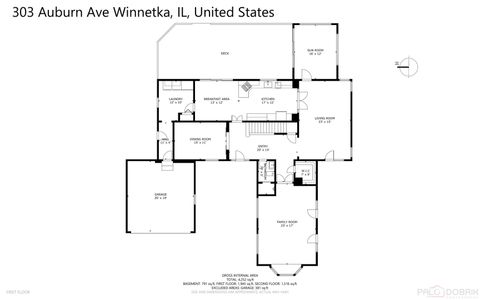 Tiny photo for 303 Auburn Avenue, Winnetka, IL 60093 (MLS # 12489979)